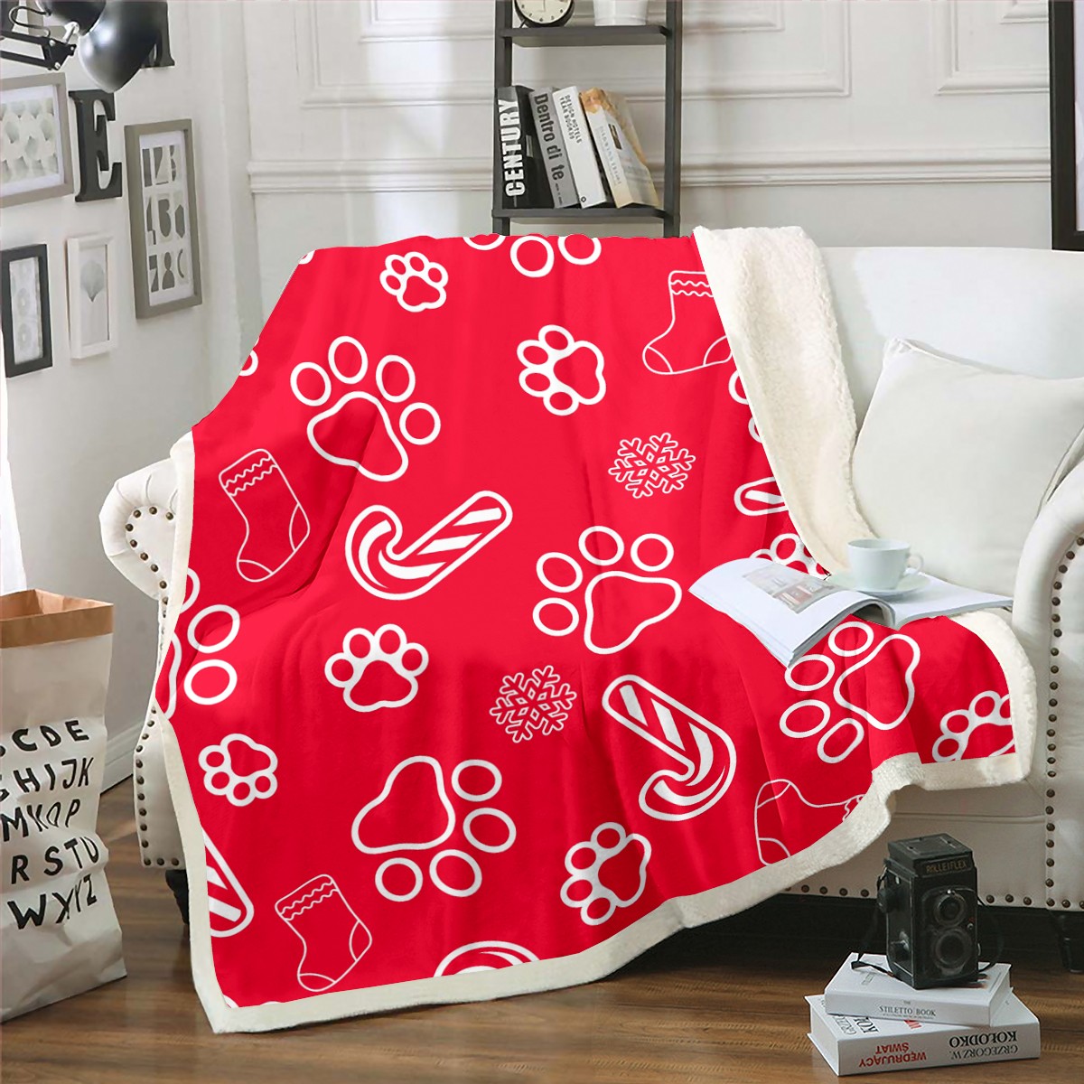 Cute Cartoon Girl Blanket main image 1