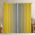 thumbnail image 1 of Erosebridal Gray and Yellow Curtains for Bedroom,Rainbow Ombre Blackout Curtains Aesthetic Living Room Decor,Gradient Colorful Curtains & Drapes Abstract Window Curtain 2 Panels 38"Wx45"L, 1 of 6