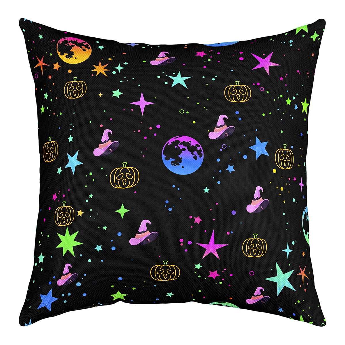 YST Halloween Pillow Cover for Kids,Pumpkin Lantern Cushion Case,Outer