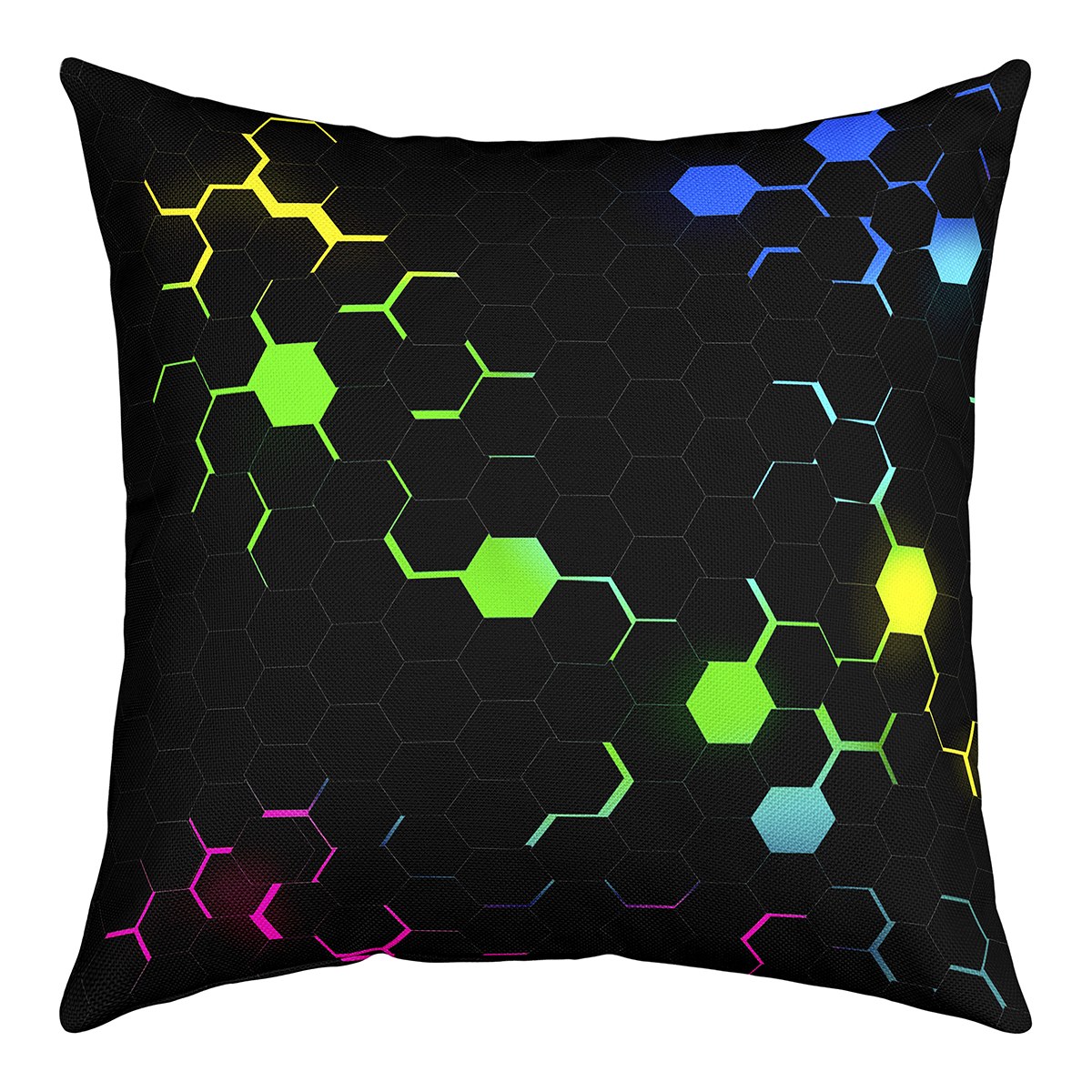 YST Hexagon Beehive Throw Pillow Cushion Cover 22x22