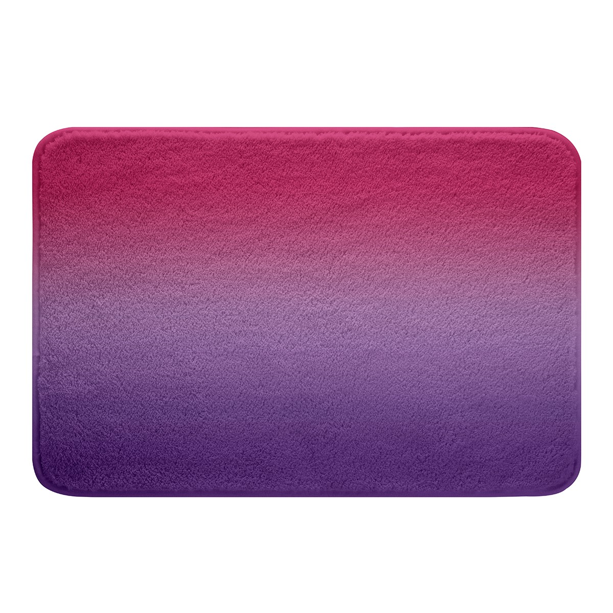 YST Hot Pink and Purple Bathroom Rugs for Girls Boys Kids,Rainbow Ombre Bath Rugs Aesthetic ...