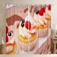 thumbnail image 1 of Erosebridal Kawaii Curtains Blackout Women,Fruit Cup Cake Curtains & Drapes Funny Decor for Bedroom,Raspberry Blueberry Curtains,Realistic Food Window Curtain, 1 of 6