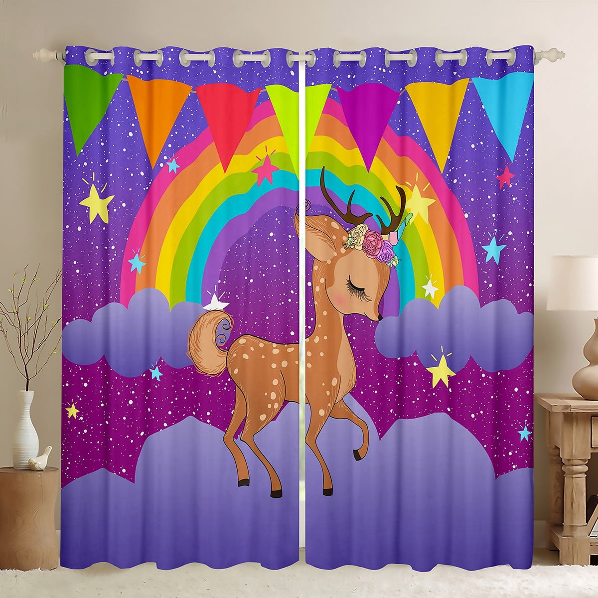 Where The Wild Ones Play Canvas Banner - Nursery & Kids Room Wall Decor Hanging Flag - View #5