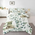 thumbnail image 1 of Erosebridal Kawaii Turtle Full Bedding Sets Cartoon Animal Comforter Set, Eucalyptus Leaves Bedding Comforter Sets Marine Wildlife Duvet Insert, Tropical Botanical Plants Down Comforter, 1 of 6