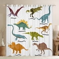 thumbnail image 1 of Erosebridal Dino Curtains 42x90 inch,Dinosaur Blackout Curtains,Set of Ancient Dinosaur Curtains & Drapes,Jungle Animal Window Curtains 2 Panels Wrinkle Free, 1 of 6