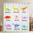 thumbnail image 1 of YST Kids Dino Curtains 52x63 inch,Dinosaur Blackout Curtains for Boys Child,Set of Ancient Dinosaur Curtains & Drapes,Jungle Animal Window Curtains 2 Panels Bedroom Decor, 1 of 6