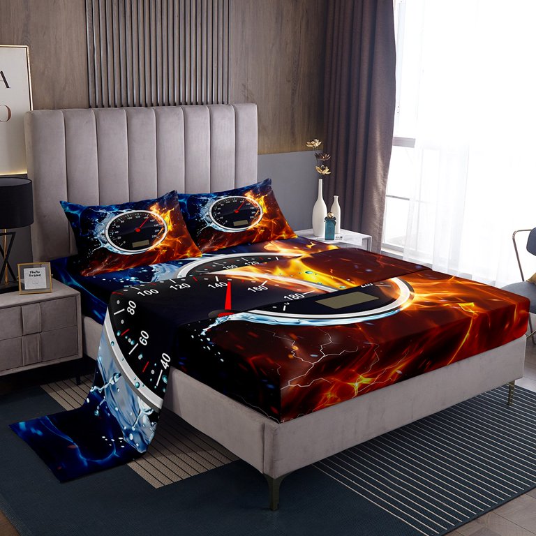 YST Kids Extreme Sports Bed Set Sports Car Dashboard King Size 