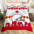 thumbnail image 1 of Erosebridal Football Duvet Cover Twin Size,Football Fans Bedding Set for Adult,Sports Themed Comforter Cover,Ball Game Bed Sets with 1 Pillowcase Home Room Decor(Phoenix), 1 of 5