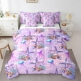 thumbnail image 1 of Starfish Comforter Sets,Queen Bed in A Bag Bedding Set 7 Piece,Ocean Jellyfish Quilt Set,(1 Comforter,2 Pillowcases,1 Flat Sheet,1 Fitted Sheet,2 Throw Pillow Covers), 1 of 4