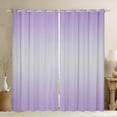 thumbnail image 1 of Lilac and Greyish 30%-50% Blackout Curtains for Bedroom, Light Purple Ombre Gradient Curtains & Drapes, Modern Minimalist Curtains Abstract Art Window Treatments 38Wx45L, 1 of 6