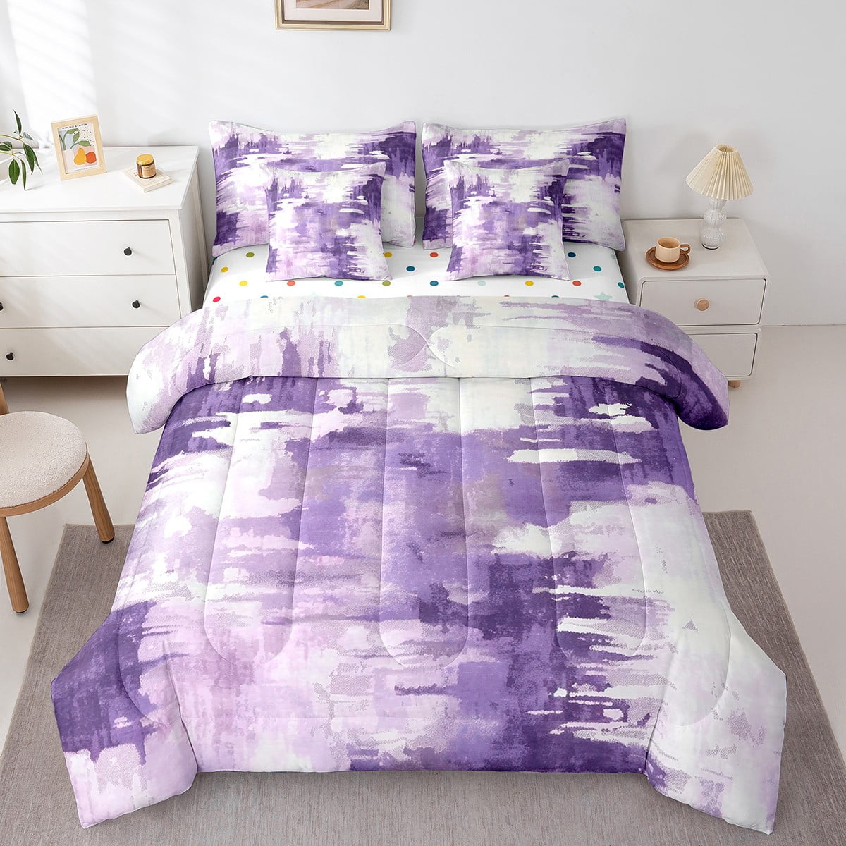 Girls lilac bedding hotsell