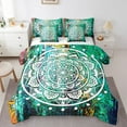 thumbnail image 1 of Erosebridal Mandala 7 Pcs Comforter Set Full Size Vintage Boho Bedding Set For Teens Bohemian Indian Tribal Bed In A Bag Sheet Set Exotic Style Decor Duvet Set, 1 of 5
