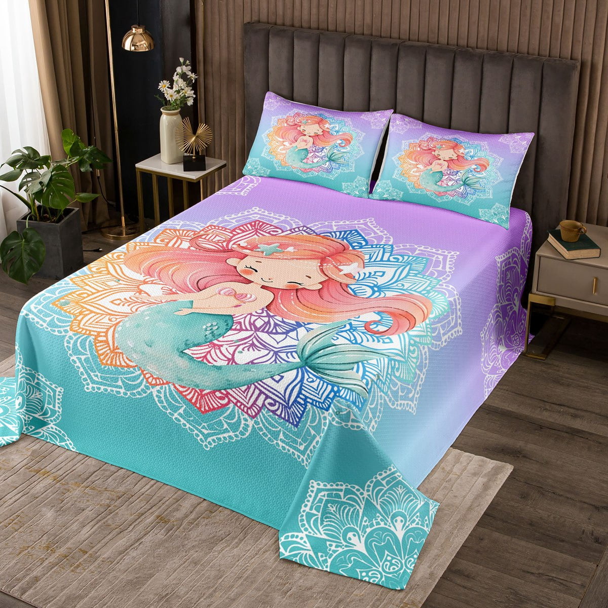 VAS COLLECTIONS King Size Printed Pillow Covers - Set Of 4, 20x30 Inches, 105 TC Premium Cotton, Multicolored Floral Design