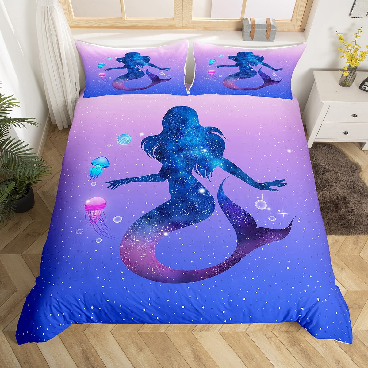Mermaid duvet cover full discount