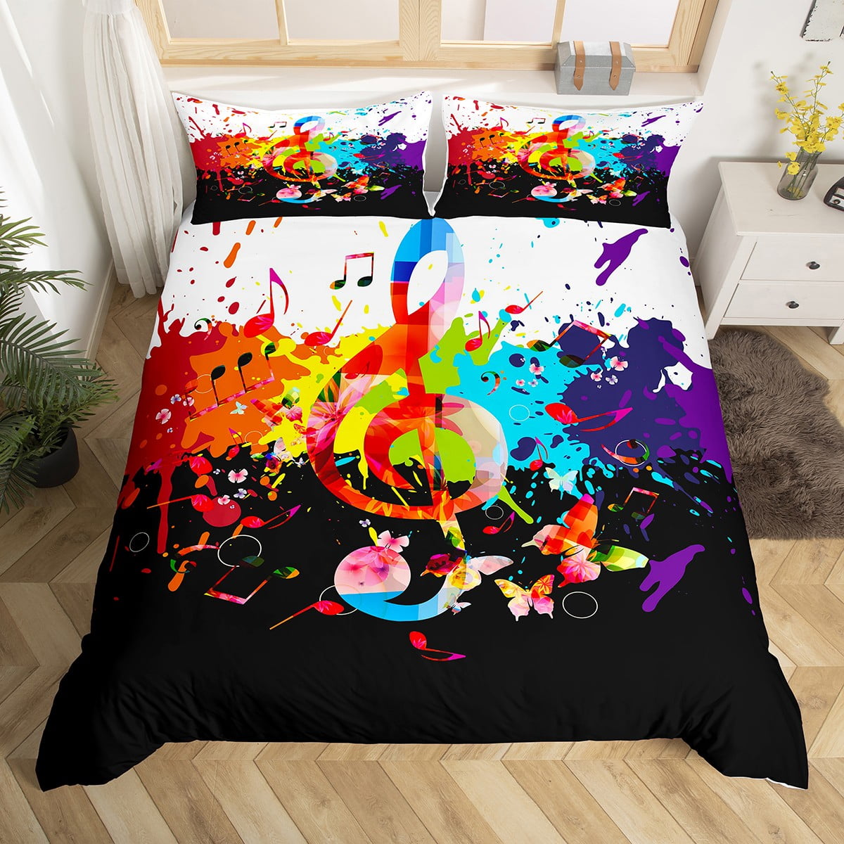 Music Fusion Duvet Cover Set NCU0DDK261
