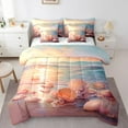 YST Ocean King Bedding Sets 7Piece Tropical Hawaii Comforter Set