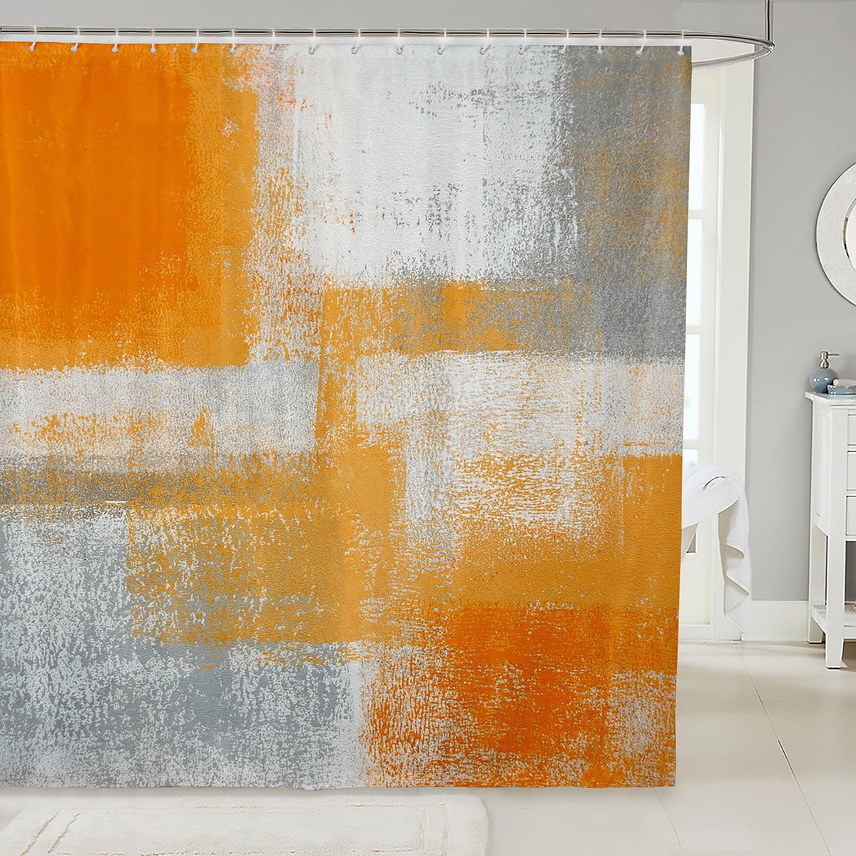 Tennis Ball Theme Shower Curtain - 72x84 Inches, 100% Polyester Waterproof, Fun Bathroom Decor For Kids