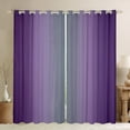 thumbnail image 1 of Purple and Grey Curtains for Bedroom,Rainbow Ombre 30%-50% Blackout Curtains Aesthetic Living Room Decor,Gradient Colorful Curtains & Drapes Abstract Window Curtain 2 Panels 42"Wx63"L, 1 of 6