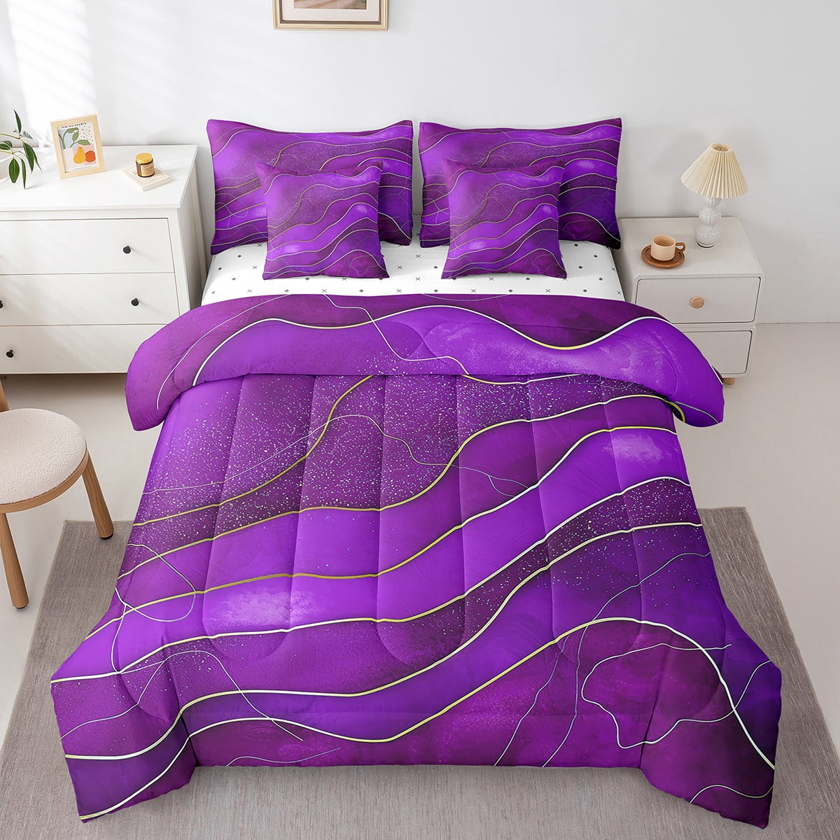 Purple Twin Comforter Sets