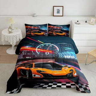 Utopia Bedding All Season Cars Comforter Set With 2 Pillow Cases - 3 Piece  Soft Brushed Microfiber - Bus Van Truck Traffic Light
