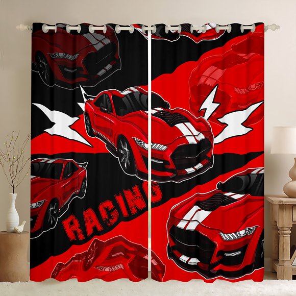 Race Car Curtains