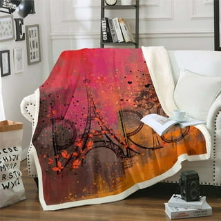 Eiffel tower blanket walmart best sale