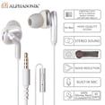 thumbnail image 1 of Alphasonik AE50AB Ultra HD Stereo Earphones, 1 of 3