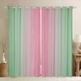 thumbnail image 1 of Sage Green and Pink Curtains for Bedroom,Rainbow Ombre 30%-50% Blackout Curtains Aesthetic Living Room Decor,Gradient Colorful Curtains & Drapes Abstract Window Curtain, 1 of 6