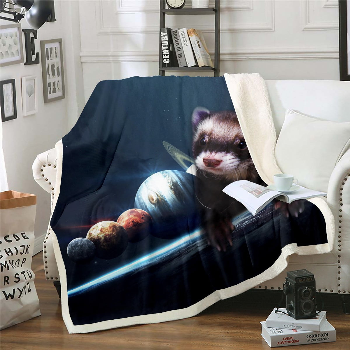 Solar system throw blanket hotsell