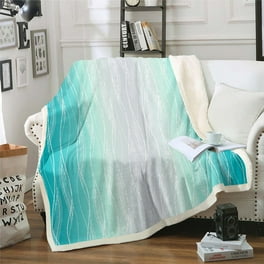 Turquoise Blanket Throw