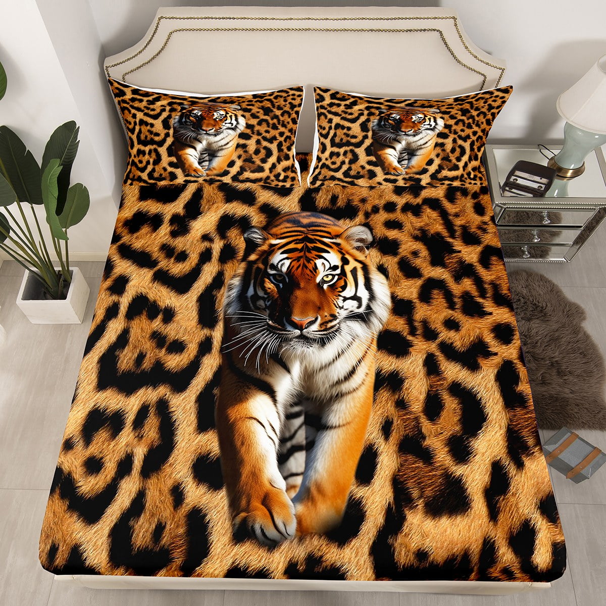 Erosebridal Tiger Twin Fitted Sheet Wild Animal Bedding Sets Bedroom erosebridal-tiger-twin-fitted-sheet-wild-animal-bedding-sets-bedroom