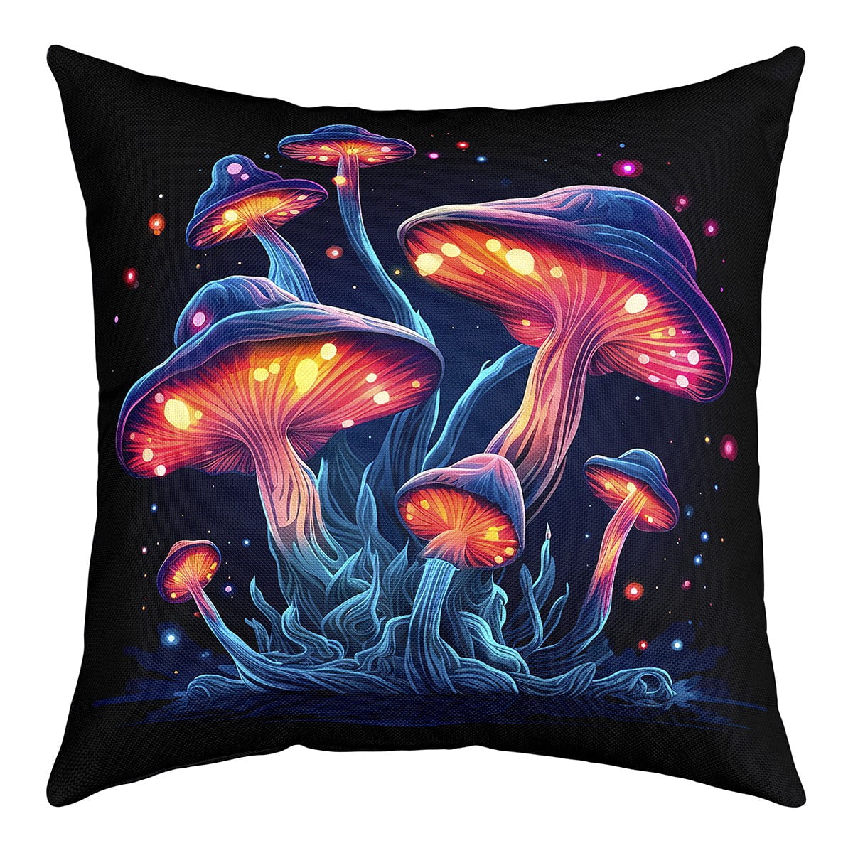 Magic Mushroom Pillow Cover