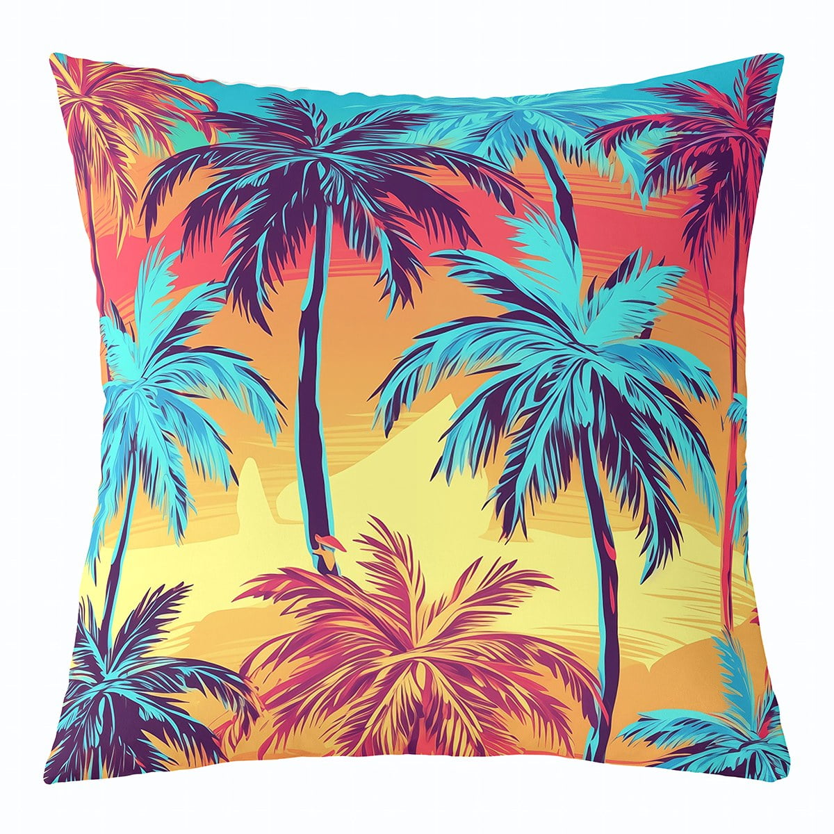 YST Tropical Tree Pillow cover Hawaii Palm Leaves Throw Pillow cover
