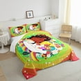 thumbnail image 1 of Erosebridal Unicorn Comforter African Black Little King Bedding Sets Cute Comforter Sets Rainbow Colorful Floral Decor Bed Set Reversible Stars 1 Comforter And 2 Pillow Cases, 1 of 5