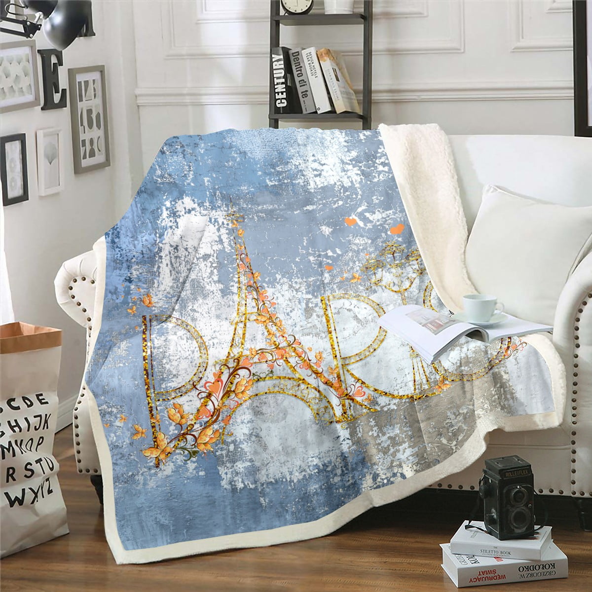 Eiffel tower blanket walmart hotsell