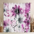 thumbnail image 1 of Watercolor Daisy Curtains Chic Flower Floral Curtains & Drapes Women, Watercolor Oil Painting 30%-50% Blackout Curtains Ombre Gradient Bedroom Curtains, Pink Window Treatments, 1 of 5