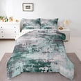 thumbnail image 1 of Watercolor Ombre Comforter Set,Modern Abstract Bedding Set Teens,Light Blue Green Tie Dye Batik Bed Set,Gradient Grunge Art Quilt Comforter (Light Blue Green,Twin), 1 of 6