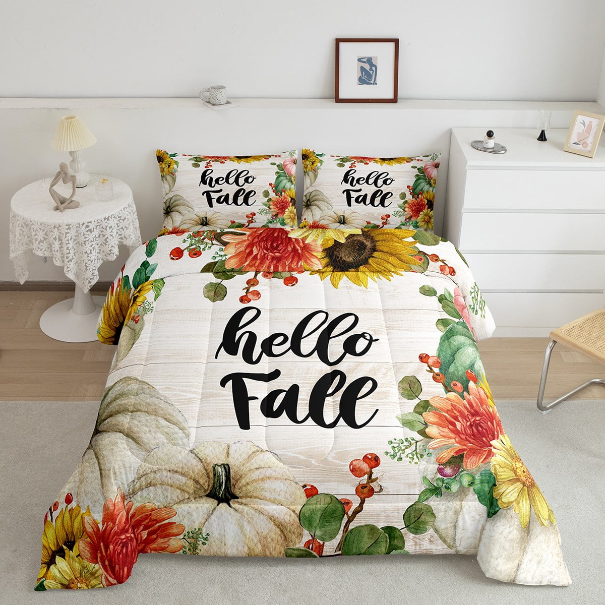 Fall comforter sets discount