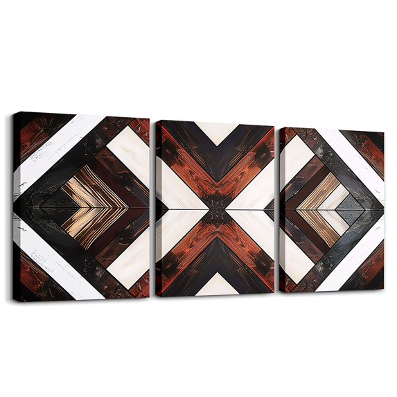 Western Decor,Modern Farmhouse Boho Wall Decor For Bedroom,Southwestern Aztec Canvas Wall Art For Bathroom Kitchen,American Bohemian Poster Prints Rustic Country Home Decor