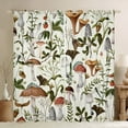 thumbnail image 1 of Erosebridal Wild Mushroom 42x90 inch Window Curtains Outdoor Natural Plants Curtains & Drapes Lovers Botanical Leaves Rustic Blackout Curtains Vintage Flowers Woodland Mushrooms Curtains,White, 1 of 6