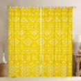 thumbnail image 1 of YST Yellow Aztec Curtains 42"Wx84"L Western Boho Window Curtains Exotic Tribal Bohemian Curtains & Drapes Southwestern Bedroom Decor,Geometric Native&nbsp;Window Treatments 2 Panels, 1 of 6
