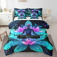 YST Yoga Comforter Set Full Size 7 Pcs Chakra Meditation Bedding Set