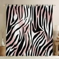 thumbnail image 1 of YST Zebra Print Curtains Black White Pink Blackout Curtains, Wild Animal Theme Curtains & Drapes Safari Bedroom Curtains, Abstract Stripe Window Treatments, 1 of 6