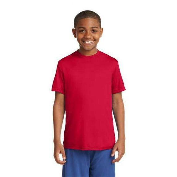 YST350 Youth Posi Charge Competitor Tees, True Red - Extra Small
