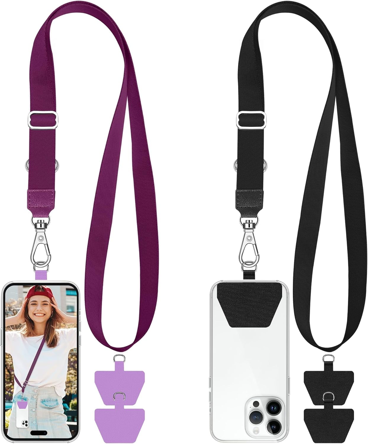 Phone Tether Universal Phone Strap - Adjustable Crossbody Neck Lanyard With  Tether Tabs Crossbody Lanyard Teacher