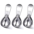 thumbnail image 1 of YSTDHL 3 Pieces Tablespoon Coffee Scoop Stainless Steel Coffee Scoops Short Handle Tablespoon Measuring Spoons for Coffee Tea Sugar Christmas Kitchen Gifts, 1 of 6