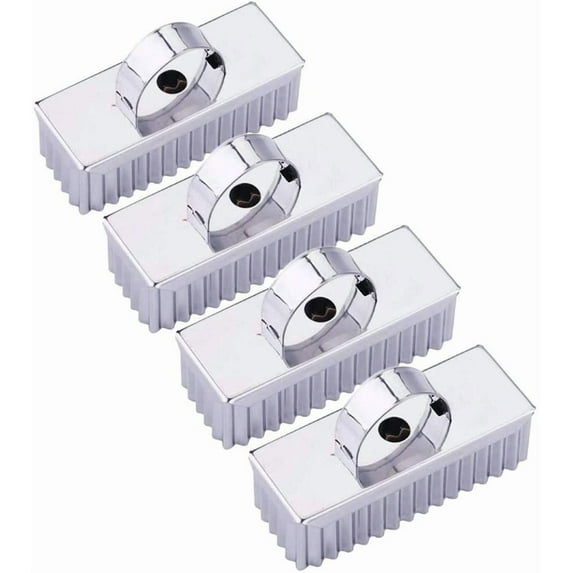 YSTDHL 4 Pcs Stainless Steel Shortbread Cookie Cutter Tin, 3-Inch (Shortbread)