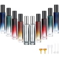 thumbnail image 1 of YSTDHL Glass Perfume Bottle Set, 10 Pack of 10ML Portable Perfume Travel Refillable, Empty Atomizer Sprayer for Perfume Cologne Dispenser, Travel Sample Bottles Perfume Making Kit with Refill Tool, 1 of 6