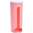 thumbnail image 1 of YSTDHL Plastic Bag Holder Kitchen Grocery Plastic Bag Storage and Dispenser for Plastic Bags, Easy Wall Mount Cabinet Bag Saver, 27.5cm x 10cm x 10cm（Pink）, 1 of 6