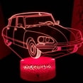 thumbnail image 1 of YSTIAN 3D Car Night Light Table Desk Optical Illusion Lamps 7 Color Changing Lights LED Table Lamp Xmas Home Love Birthday Children Kids Decor Toy Gift, 1 of 4